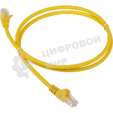 Патч-корд LANMASTER LSZH UTP cat.5e, 2.0 м, желтый