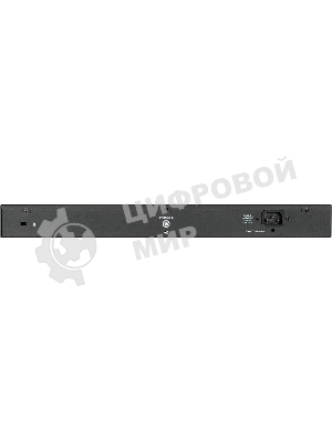 Коммутатор настраиваемый L2 D-Link DGS-1100-26MPV2/A3A с 24 портами 10/100/1000Base-T и 2 комбо-портами 1000Base-T/SFP (24 порта PoE 802.3af/at, PoE-бюджет 370 Вт)