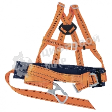 Удерживающая привязь Сибртех УП IIД, с наплечными лямками, А-строп из синтетической ленты