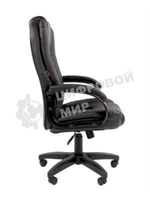 Кресло офисное Chairman 600LT чер.пласт экопремиум черный