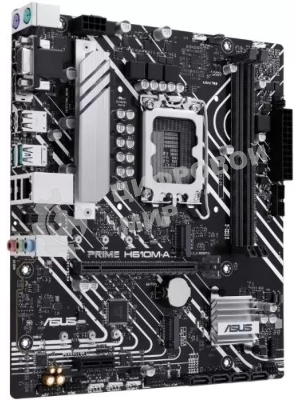 Материнская плата ASUS PRIME H610M-A-CSM, LGA 1700, Intel H610, 2xDDR5, 4xSATA, 2xM.2 PCIe 3.0 (x2, x4), 1xPCIe 4.0 x16, 1xPCIe x1, 1xHDMI, 1xDP, 1xVGA, 2xUSB-A 3.2 Gen 2, 4xUSB-A 2.0, 1x 1Gb LAN, 3x3.5 мм, 7.1, mATX