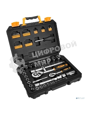 Набор инструментов Deko DKMT72-1 72 предмета (жесткий кейс)