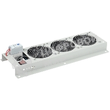 Вентиляторная панель с выключателем и термостатом 2 модуля