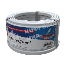 Провод ШВВП Rexant 2х0,75 мм², длина 50 метров, ГОСТ 7399-97