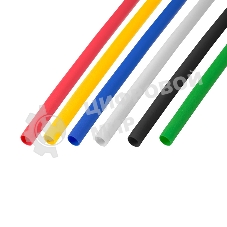 Термоусаживаемые трубки Rexant 5,0/2,5 мм, набор пять цветов, упаковка 50 шт. по 1 м