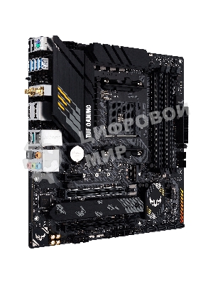 Материнская плата ASUS TUF GAMING B550M-PLUS WI-FI II, AM4, AMD B550, 4xDDR4, 4xSATA, 2xM.2, 1xPCIe 4.0 x16, 1xPCIe 3.0 x4, 1xPCIe x1, 1xDP, 1xHDMI, 1x 2.5Gb LAN, 1xUSB-C 3.2 Gen 2, 4xUSB-A 3.2 Gen 1, 2xUSB-A 2.0, 5x3.5 мм, TOSLINK, 7.1, mATX