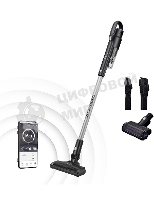 Пылесос вертикальный Polaris PVCS 2090 черный/серебристый, питание от аккумулятора, 130 Вт, уборка сухая, пылесборник 0.2 л