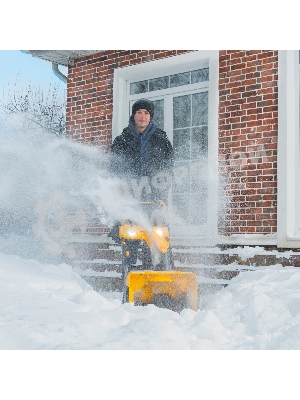 Снегоуборочная машина аккумуляторная Denzel, ESB-460-0, Li-Ion, 36В