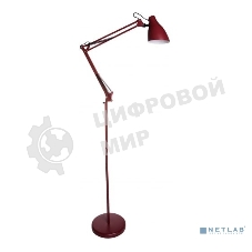 Светильник напольный, торшер, Camelion KD-332 C04 красный (230V, 40W, E27)