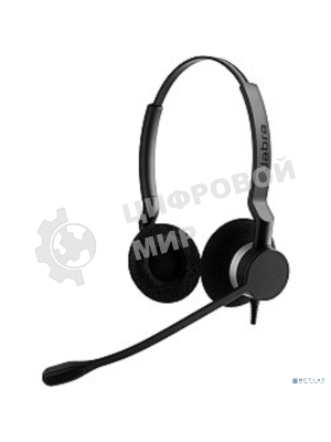 Гарнитура Jabra BIZ 2300 Duo USB чёрный, проводная