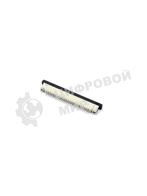 Разъем FPC Half Coverage Bottom Contact 0.8K-BX-24PWB 24 pin высота 2мм шаг 0,8мм