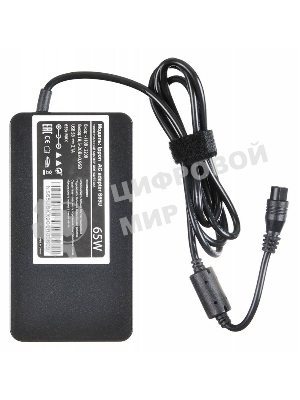 Блок питания Ippon S65U автоматический 65W 15V-19.5V 8-connectors 4.3A 1xUSB 2.1A от бытовой электросети LED индикатор