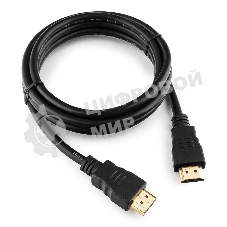 Кабель Cablexpert HDMI CC-HDMI4-6, 19M/19M, v2.0, медь, позол.разъемы, экран, 1.8м, черный, пакет