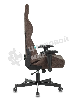 Кресло Бюрократ VIKING KNIGHT LT10 FABRIC коричневый, ткань, 120 кг, механизм качания