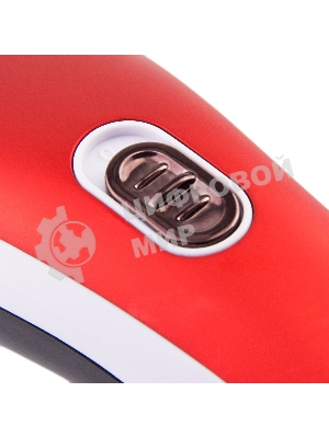 Набор для стрижки Galaxy Line GL 4157, красный с белым, лезвие шириной 40 мм, 45 мин непрер. работы, 2 насадки-расчески, лезвия из высококачественной японской нержавеющей стали, индикатор работы и заряда, эргономичный дизайн