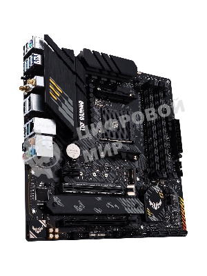 Материнская плата ASUS TUF GAMING B550M-PLUS WI-FI II, AM4, AMD B550, 4xDDR4, 4xSATA, 2xM.2, 1xPCIe 4.0 x16, 1xPCIe 3.0 x4, 1xPCIe x1, 1xDP, 1xHDMI, 1x 2.5Gb LAN, 1xUSB-C 3.2 Gen 2, 4xUSB-A 3.2 Gen 1, 2xUSB-A 2.0, 5x3.5 мм, TOSLINK, 7.1, mATX