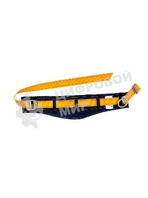 Удерживающая привязь Сибртех безлямочная, модельУП I, прошитый высокий кушак