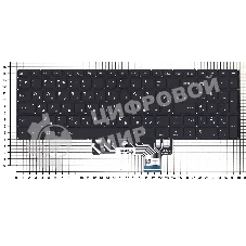 Клавиатура для ноутбука Lenovo Ideapad 310S-15IKB черная с подсветкой