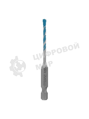 Сверло универсальное Gross Multipurpose PRO, 6-гр. хвостовик, 4мм