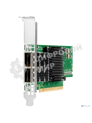Сетевая карта Mellanox ConnectX-6 VPI adapter card, 100Gb/s (HDR100, EDR IB and 100GbE), dual-port QSFP56, PCIe3.0/4.0 x16, tall bracket