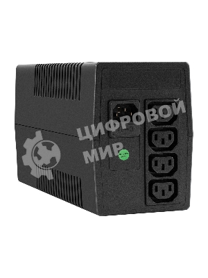 Источник бесперебойного питания ExeGate Smart LB-450.LCD.AVR.4C13 (450VA/270W, LCD, AVR, 4*C13, батарея 12V 4.5Ah, Black)