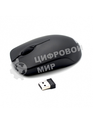 Мышь беспроводная Ritmix RMW-506 черный, 1000 dpi, радиоканал, USB, кнопки - 3