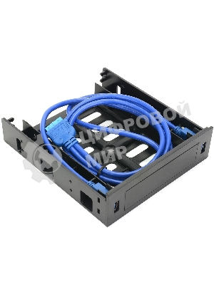 Панель с двумя портами USB 3.0 в слот 5.25 компьютерного корпуса и слот 1x3.5/2x2.5 CMU3-B5