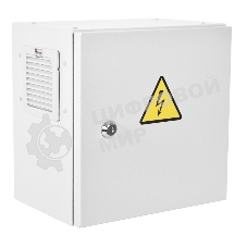 Шкаф ЭКОНОМ уличный всепогодный настенный укомплектованный (В500 Ш500 Г250), комплектация T1-IP54