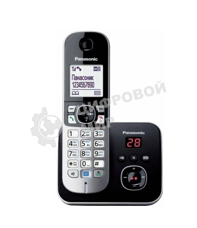 Радиотелефон Panasonic KX-TG6821RUB (черный)