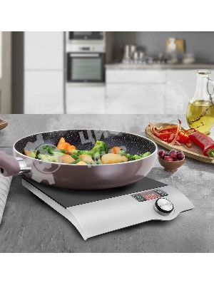 Плита электрическая Kitfort КТ-108 черный (настольная)