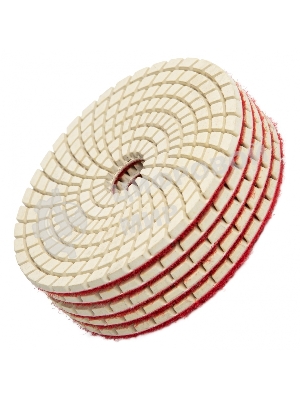 Алмазный гибкий шлифовальный круг Matrix, 100 мм, P 400, мокрое шлифование, 5 шт.