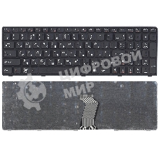 Клавиатура для ноутбука Lenovo Ideapad G580 G585 Z580 Z585 Z780 G780 черная с черной рамкой