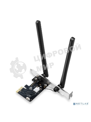 Сетевой адаптер Mercusys MA86XE Трехдиапазонный адаптер PCI Express с поддержкой Bluetooth и Wi-Fi 6E AXE5400