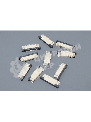Разъем FPC Half Coverage Top Contact 0.8K-BS-10PWB 10 pin высота 2мм шаг 0,8мм 10 шт