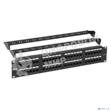 Патч-панель ITK 2U кат. 5Е UTP 48 портов (Dual) с каб. орг-м