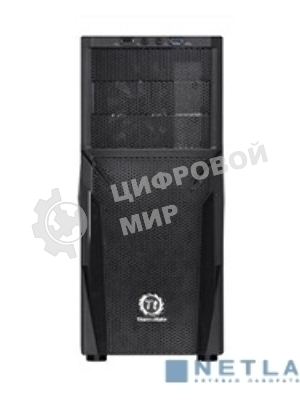 Компьютерный корпус Thermaltake Versa H21 черный без БП ATX 2x120мм 1xUSB 2.0 1xUSB 3.0 audio bott PSU