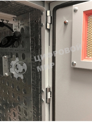 Шкаф уличный всепогодный укомплектованный настенный ЦМО ШТВ-Н, IP55, 12U, корпус: сталь, 600х600х330 мм (ВхШхГ), серый