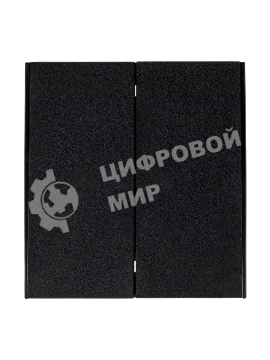 Выключатель Kranz STRONG 2 кл для жалюзи возвратный 10А с/у антрацит