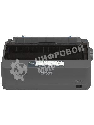 Принтер матричный Epson LX-350 (C11CC24031/C11CC24032), (А4, 357 cps (12 cpi), USB, LPT, COM)