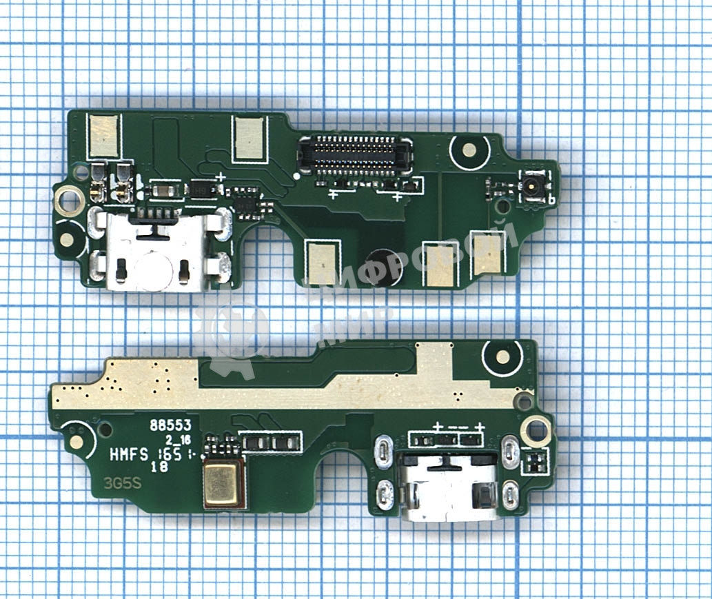 Плата разъема питания с микрофоном для Xiaomi Redmi 4 (32Gb)