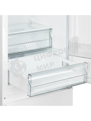 Встраиваемый холодильник Kuppersberg RBN 1763, полезный объем 233 л, сенсорное управление, полезный объем морозильной камеры 63 л, No Frost, LED подсветка, перенавешиваемые двери, суперзаморозка, отсек для овощей, белый