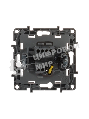 Переключатель с подсветкой, 10AX, бел. ETIKA 