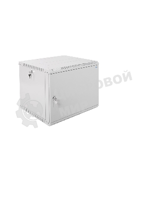 Шкаф настенный ЦМО ШРН-Э-9.500.1 9U 600x520 мм пер. дв. стал. лист несъемные бок. пан. серый