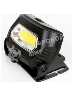 Фонарь налобный Ultraflash LED5359 (аккум 5В черный COB 3 Ватт, 3 реж.,пласт.,бокс)