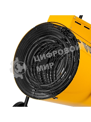 Тепловая пушка Denzel SFH-15000, 400 В, желтый, 120/9000/15000 Вт, 150 м2, термостат