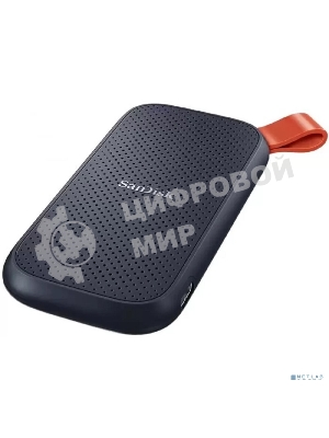 Внешний SSD SanDisk Portable, 2TB, USB 3.2 Gen 2 Type-C, R/W 800/-, черный