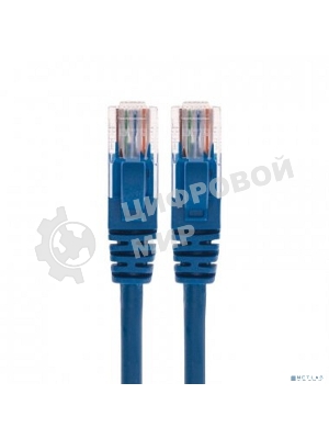 Патч-корд U/UTP Rexant cat.6, RJ45-RJ45, неэкранированный, 26AWG, LSZH, синий, 5 м