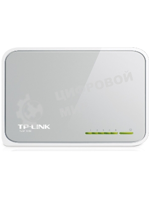 Коммутатор TP-Link SOHO TL-SF1005D Коммутатор 5-port 10/100M mini Desktop Switch, 5 10/100M RJ45 ports, Plastic case