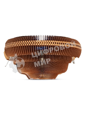 Кулер для процессора ExeGate Wizard EE91-Cu.BLUE бронзовый, 90 мм, алюминий/медь, 2200 об/мин, 22 дБ, 3 pin, 80 Вт, 45 мм