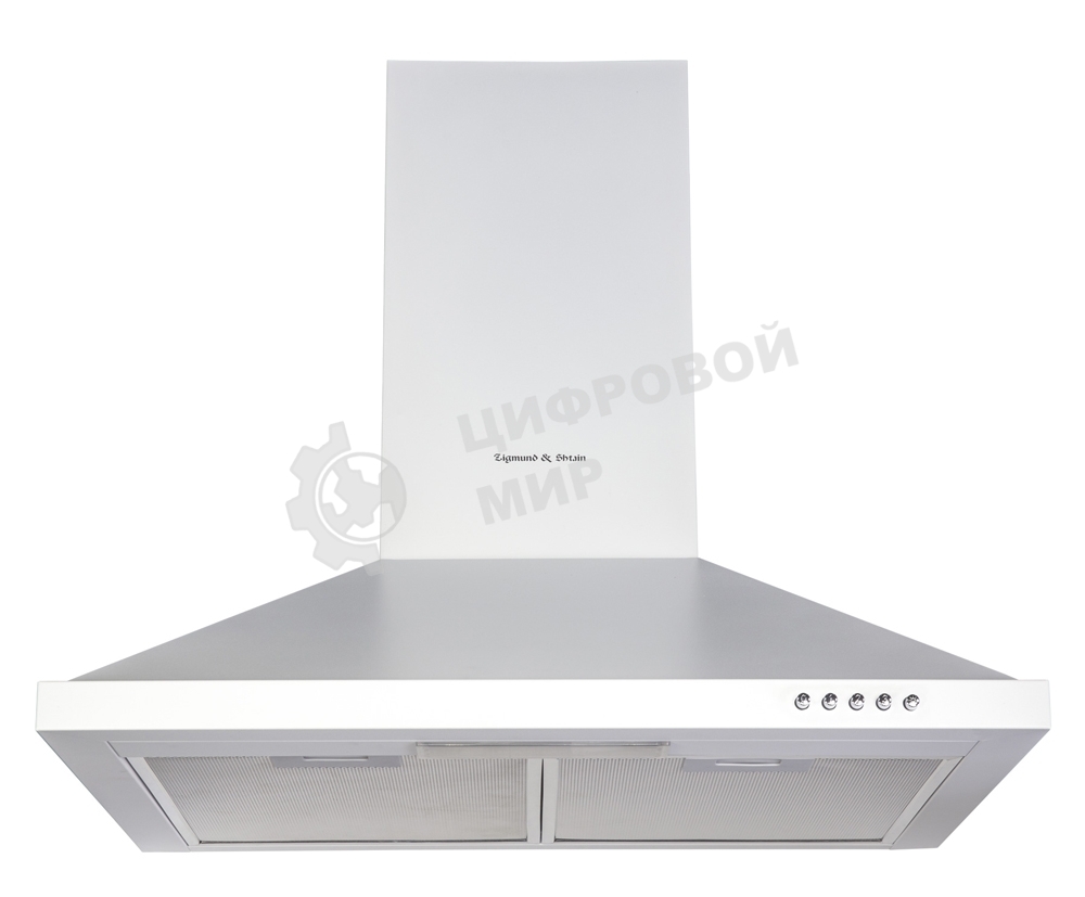 Вытяжка каминная Zigmund & Shtain K 139.6 W белый, 60 см, 500 куб. м/ч, 68 дБ